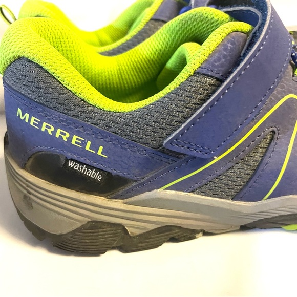 Merrell Trail Quest Hiking Running Shoes Blue Green Size 7M - Picture 5 of 8